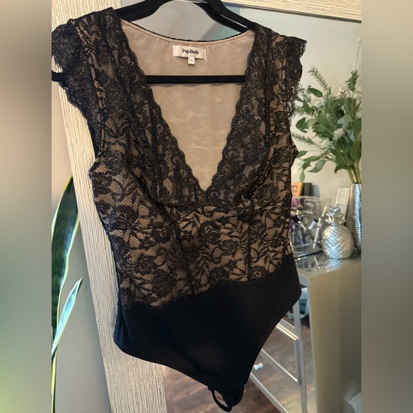POPILUSH Shapewear Sculpting Lace Bodysuit - NWT - Picture 6 of 9